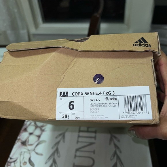 Adidas kids copa sense.4 fxg j size 6 new without box - Picture 6 of 7